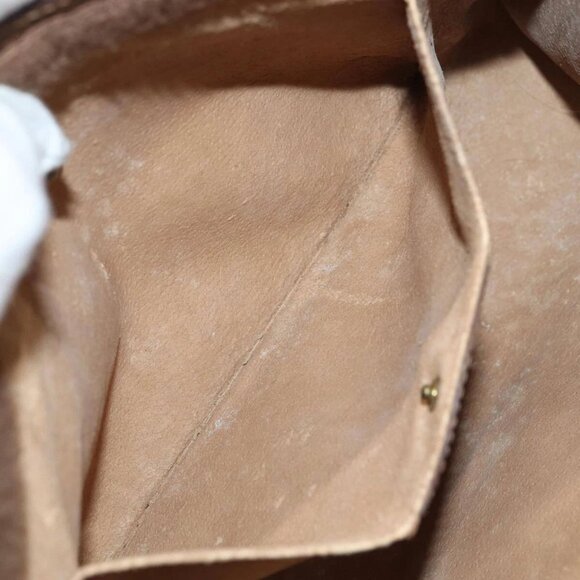 GUCCI GG Supreme Web Sherry Line Clutch Bag PVC Beige Red - Picture 14 of 16